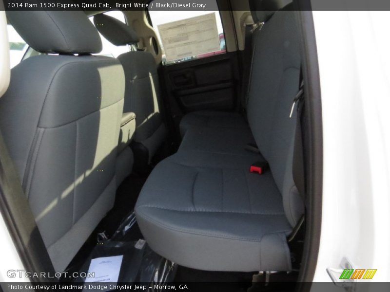 Bright White / Black/Diesel Gray 2014 Ram 1500 Express Quad Cab