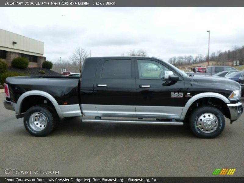 Black / Black 2014 Ram 3500 Laramie Mega Cab 4x4 Dually