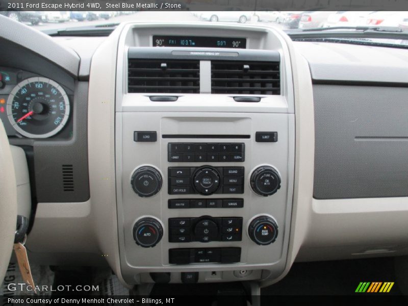 Controls of 2011 Escape Hybrid 4WD