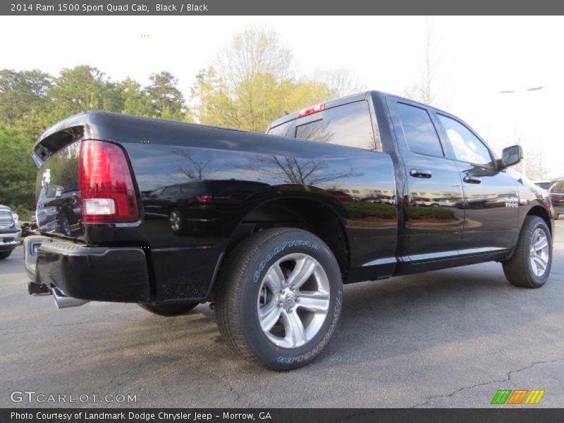 Black / Black 2014 Ram 1500 Sport Quad Cab