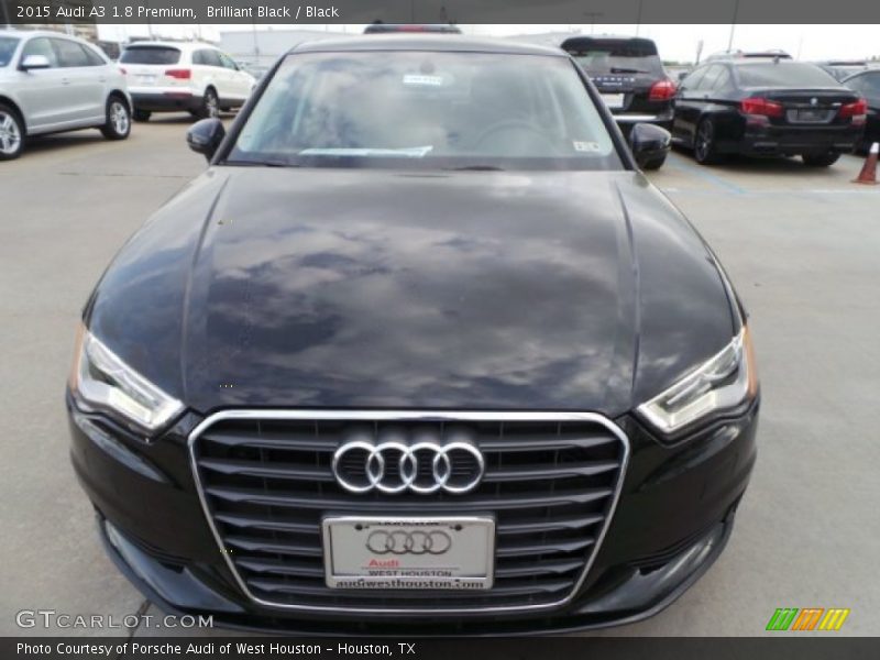 Brilliant Black / Black 2015 Audi A3 1.8 Premium