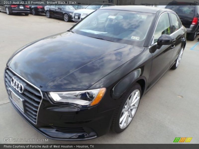 Brilliant Black / Black 2015 Audi A3 1.8 Premium