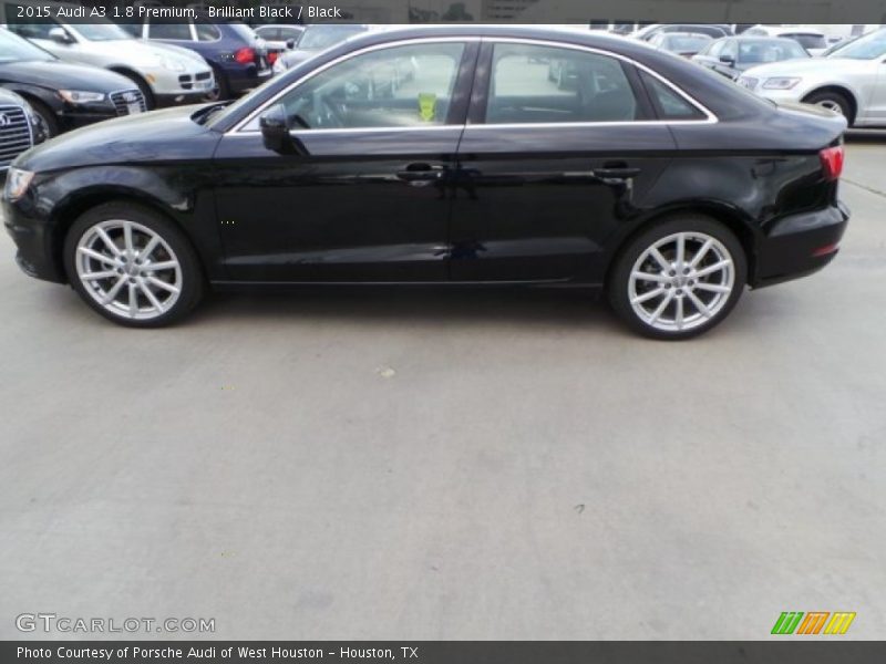 Brilliant Black / Black 2015 Audi A3 1.8 Premium