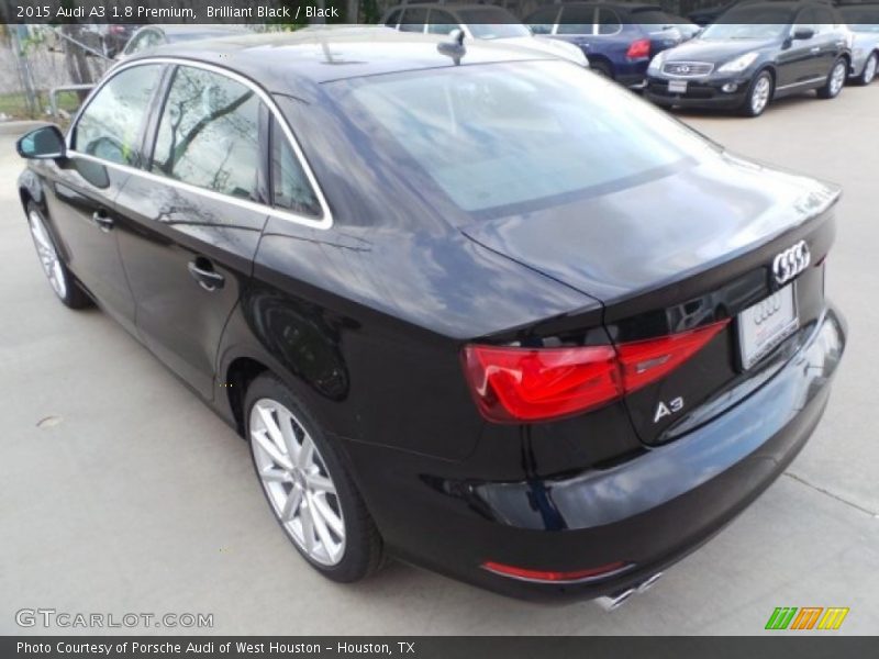 Brilliant Black / Black 2015 Audi A3 1.8 Premium