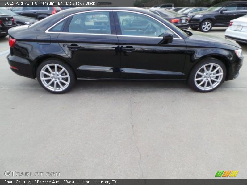 Brilliant Black / Black 2015 Audi A3 1.8 Premium