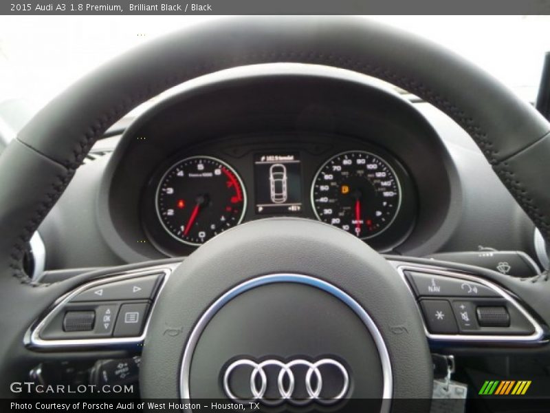 Brilliant Black / Black 2015 Audi A3 1.8 Premium