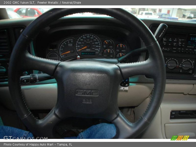 Pewter Metallic / Neutral/Shale 2002 GMC Yukon SLT