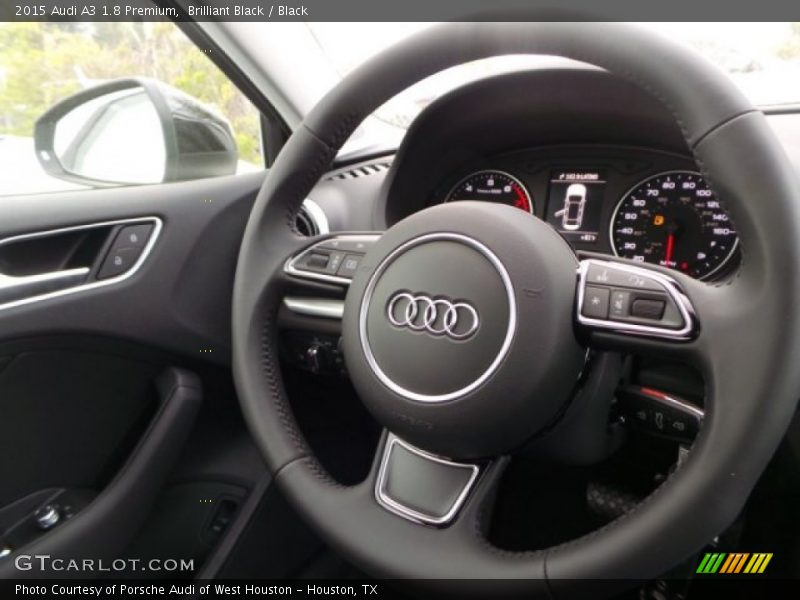 Brilliant Black / Black 2015 Audi A3 1.8 Premium