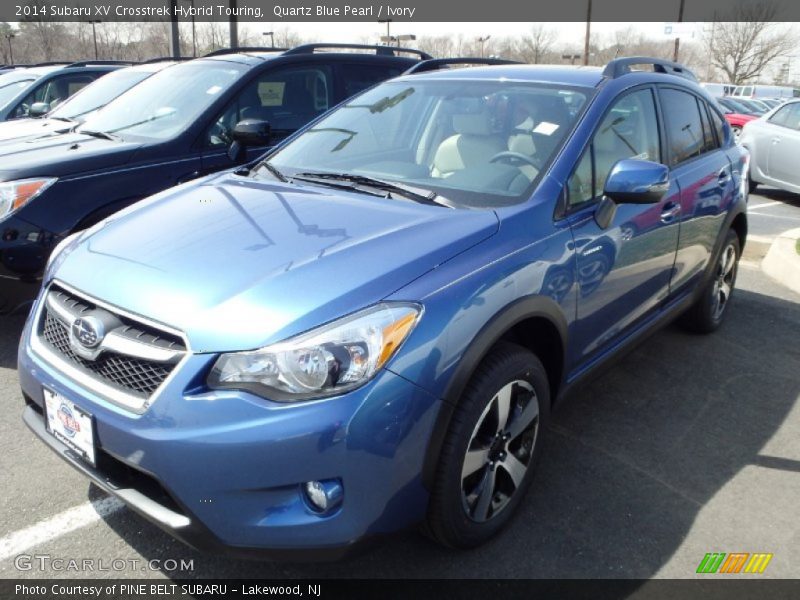 Quartz Blue Pearl / Ivory 2014 Subaru XV Crosstrek Hybrid Touring