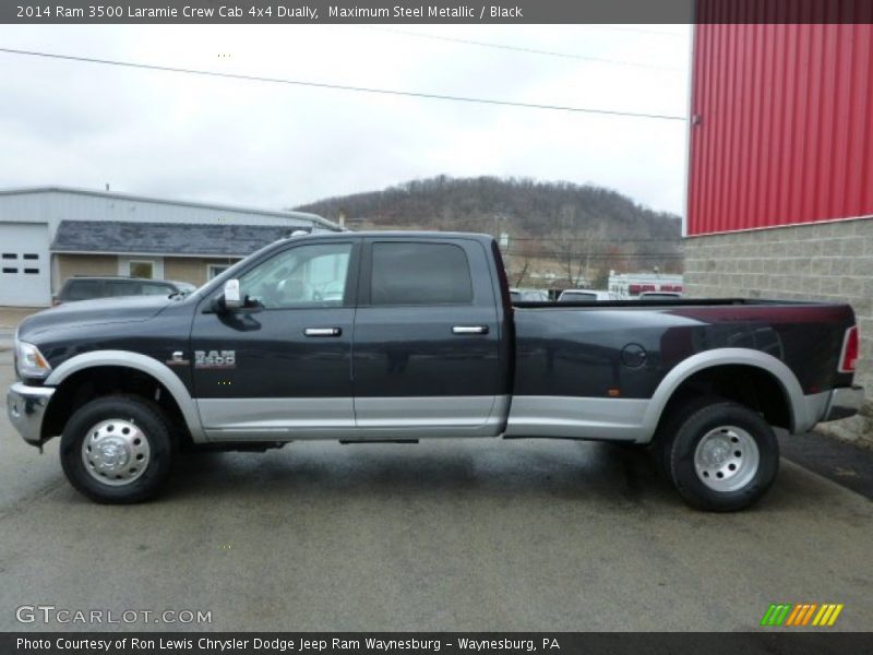  2014 3500 Laramie Crew Cab 4x4 Dually Maximum Steel Metallic