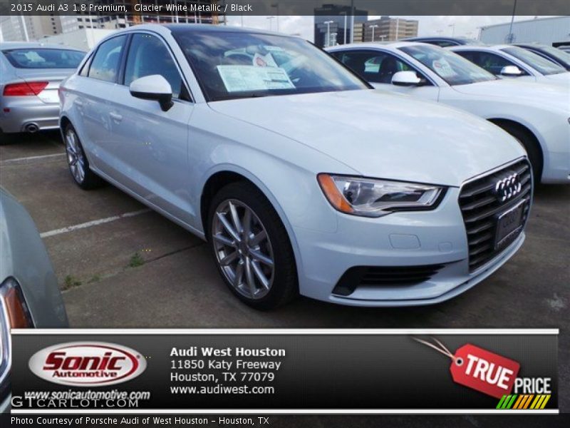 Glacier White Metallic / Black 2015 Audi A3 1.8 Premium