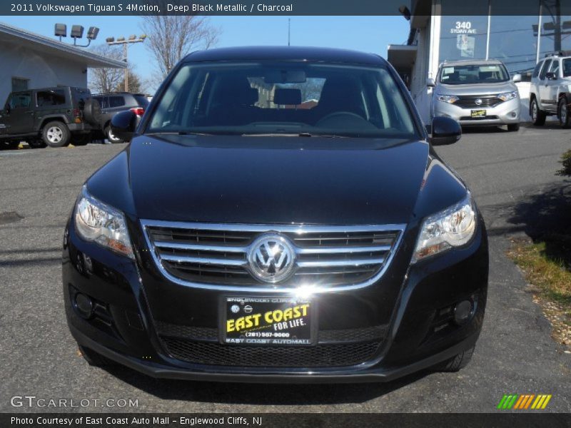Deep Black Metallic / Charcoal 2011 Volkswagen Tiguan S 4Motion