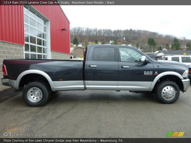  2014 3500 Laramie Crew Cab 4x4 Dually Maximum Steel Metallic