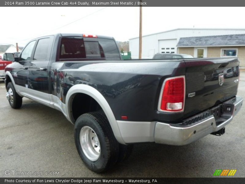 Maximum Steel Metallic / Black 2014 Ram 3500 Laramie Crew Cab 4x4 Dually