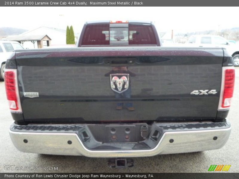 Maximum Steel Metallic / Black 2014 Ram 3500 Laramie Crew Cab 4x4 Dually