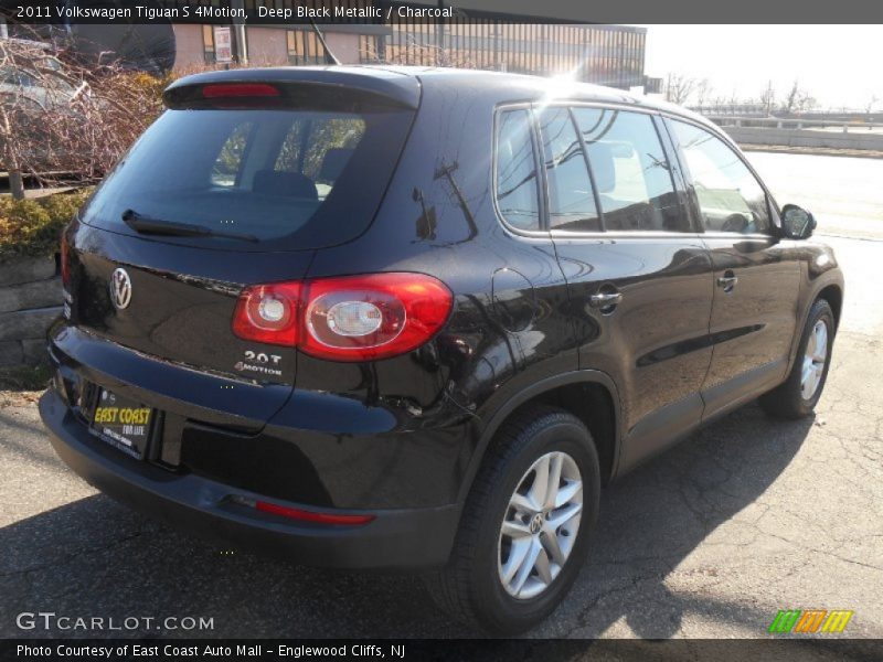 Deep Black Metallic / Charcoal 2011 Volkswagen Tiguan S 4Motion