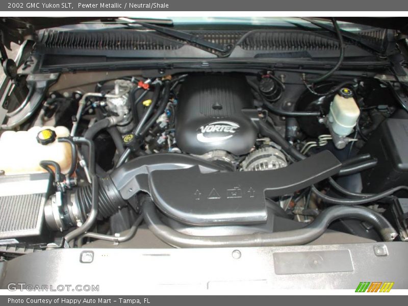 Pewter Metallic / Neutral/Shale 2002 GMC Yukon SLT