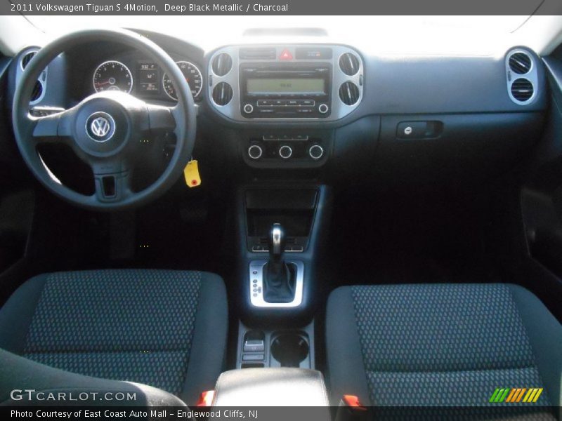 Deep Black Metallic / Charcoal 2011 Volkswagen Tiguan S 4Motion