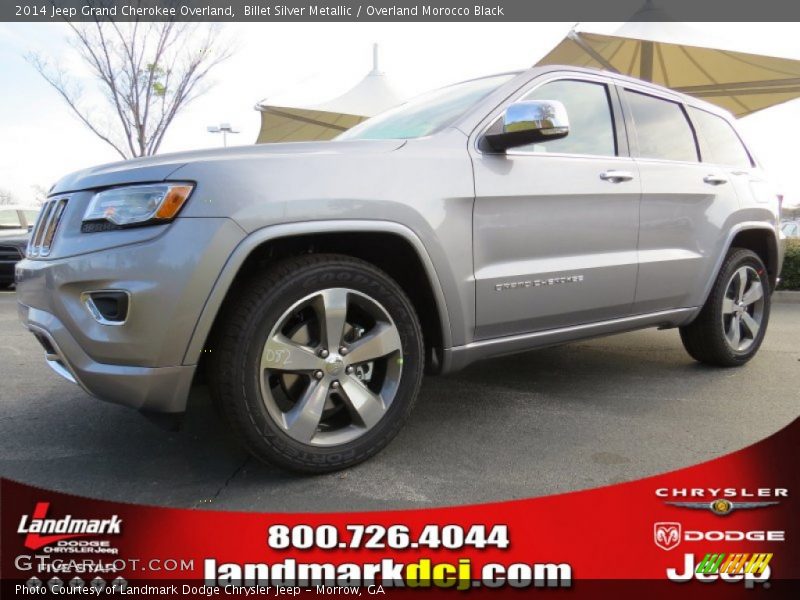 Billet Silver Metallic / Overland Morocco Black 2014 Jeep Grand Cherokee Overland