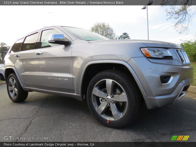 Billet Silver Metallic / Overland Morocco Black 2014 Jeep Grand Cherokee Overland