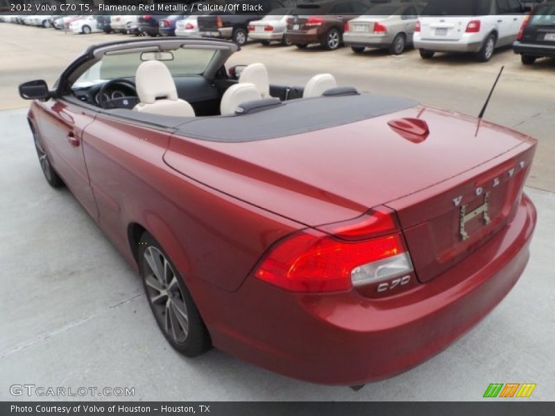Flamenco Red Metallic / Calcite/Off Black 2012 Volvo C70 T5