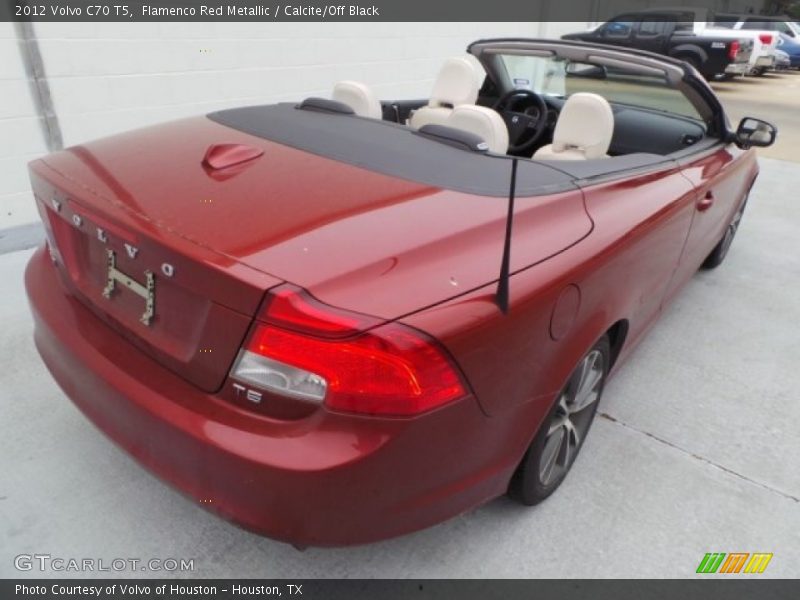 Flamenco Red Metallic / Calcite/Off Black 2012 Volvo C70 T5