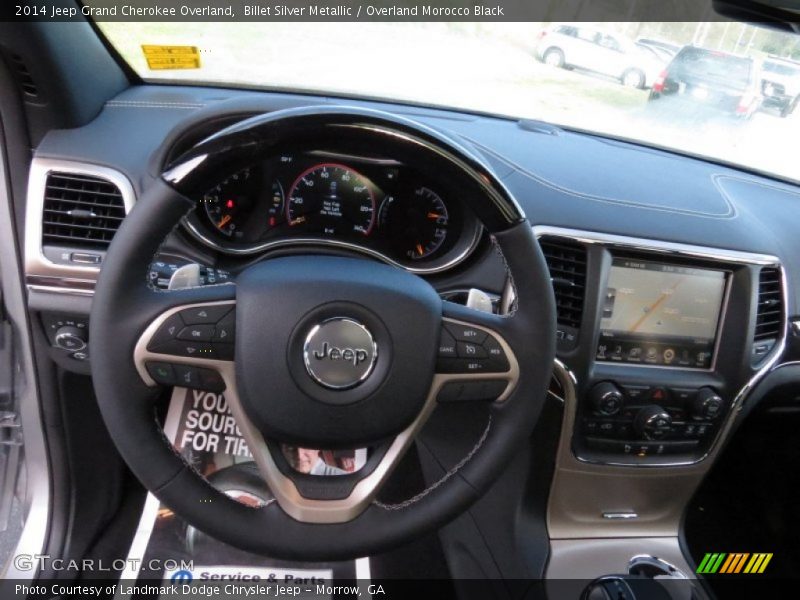 Billet Silver Metallic / Overland Morocco Black 2014 Jeep Grand Cherokee Overland