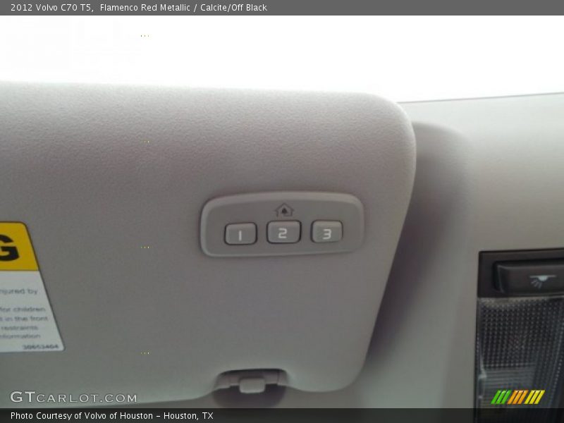 Flamenco Red Metallic / Calcite/Off Black 2012 Volvo C70 T5