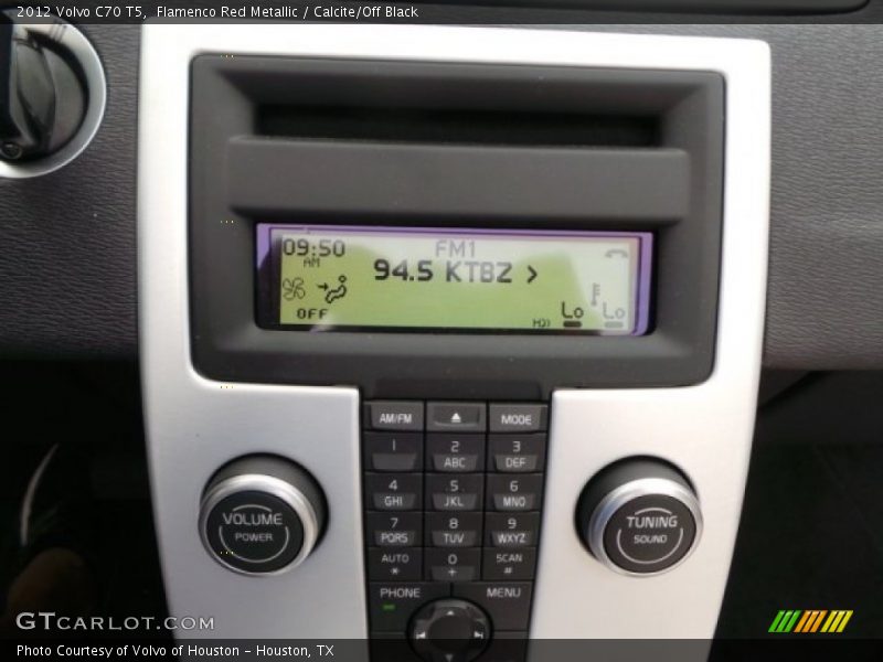 Flamenco Red Metallic / Calcite/Off Black 2012 Volvo C70 T5