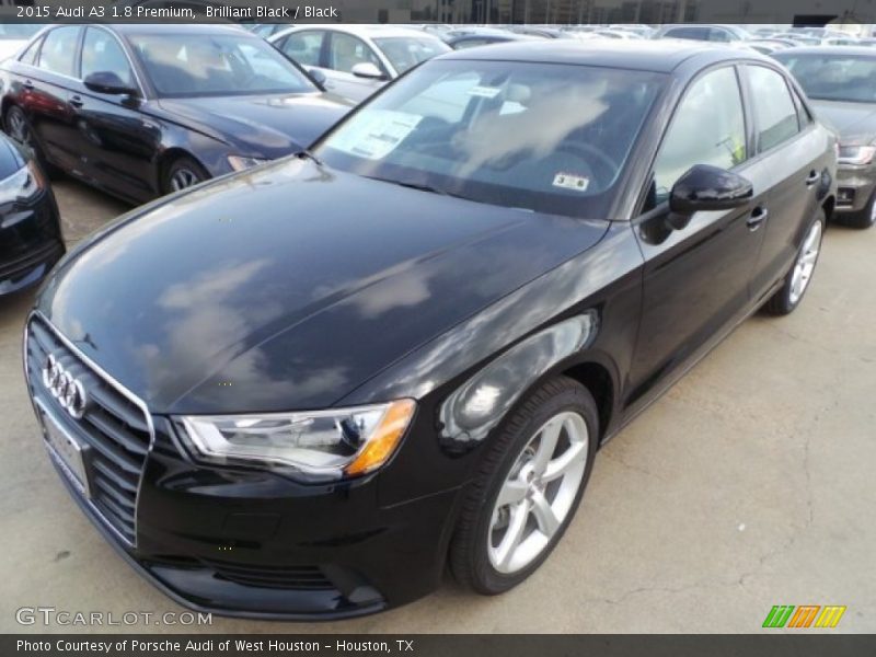 Brilliant Black / Black 2015 Audi A3 1.8 Premium