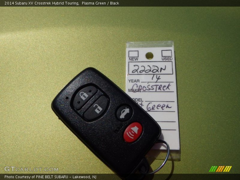 Plasma Green / Black 2014 Subaru XV Crosstrek Hybrid Touring