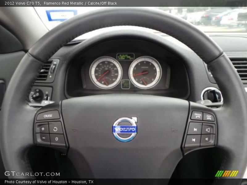 Flamenco Red Metallic / Calcite/Off Black 2012 Volvo C70 T5