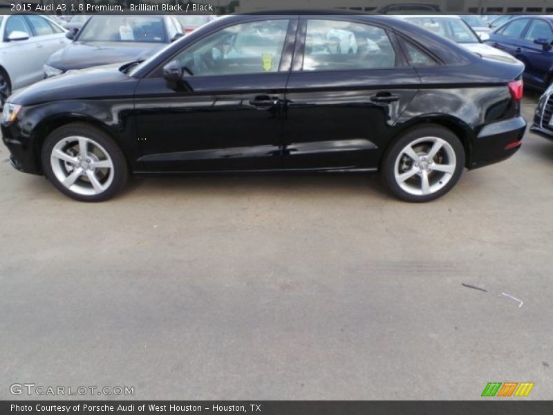 Brilliant Black / Black 2015 Audi A3 1.8 Premium