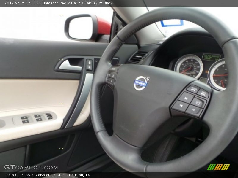 Flamenco Red Metallic / Calcite/Off Black 2012 Volvo C70 T5
