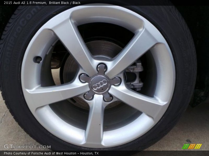 Brilliant Black / Black 2015 Audi A3 1.8 Premium