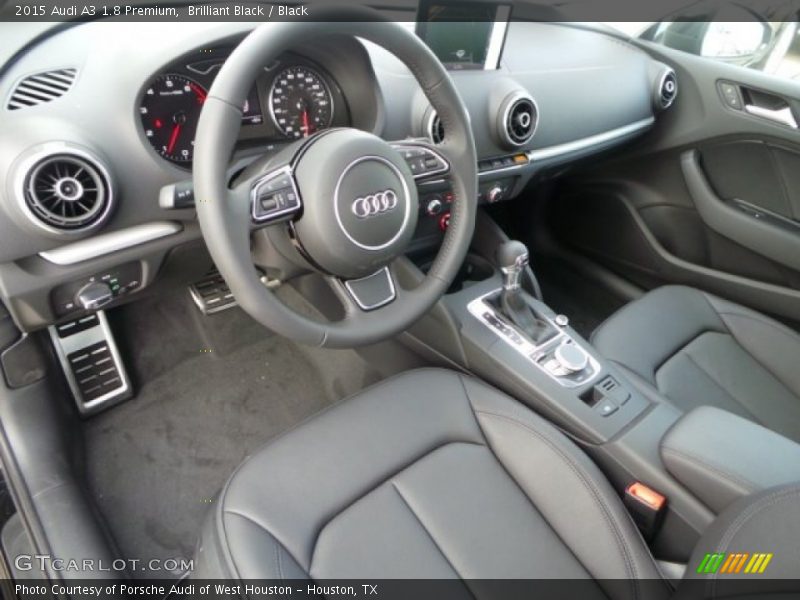 Brilliant Black / Black 2015 Audi A3 1.8 Premium