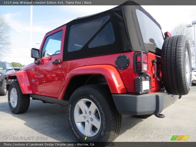 Flame Red / Black 2014 Jeep Wrangler Freedom Edition 4x4