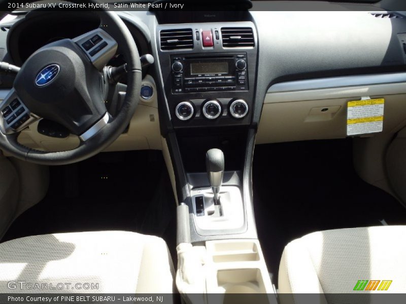 Satin White Pearl / Ivory 2014 Subaru XV Crosstrek Hybrid