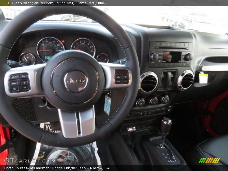 Flame Red / Black 2014 Jeep Wrangler Freedom Edition 4x4