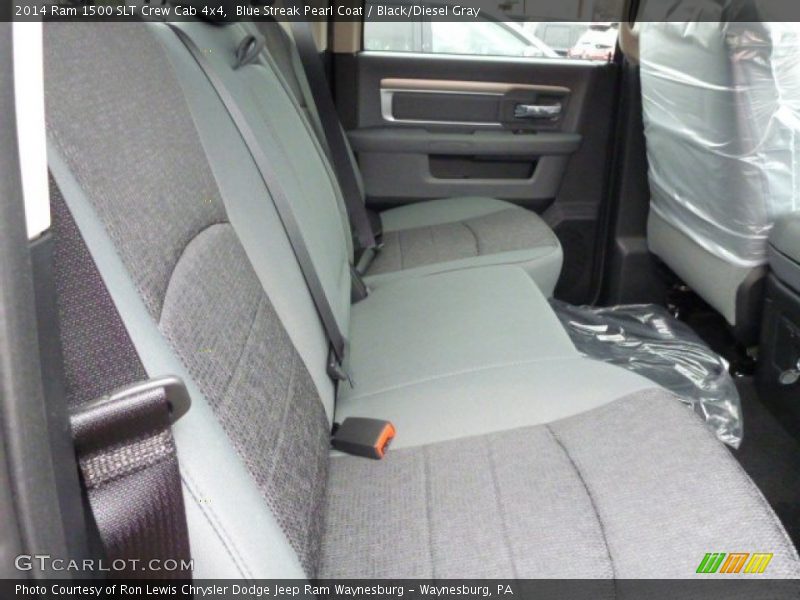 Blue Streak Pearl Coat / Black/Diesel Gray 2014 Ram 1500 SLT Crew Cab 4x4