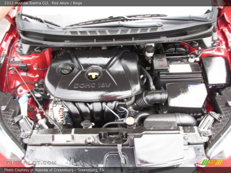 Red Allure / Beige 2011 Hyundai Elantra GLS