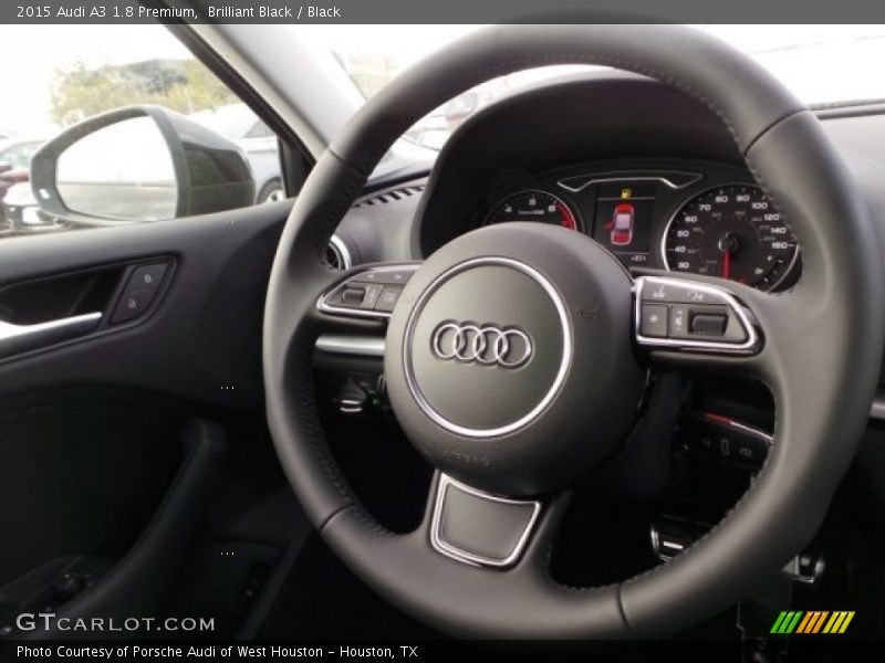 Brilliant Black / Black 2015 Audi A3 1.8 Premium