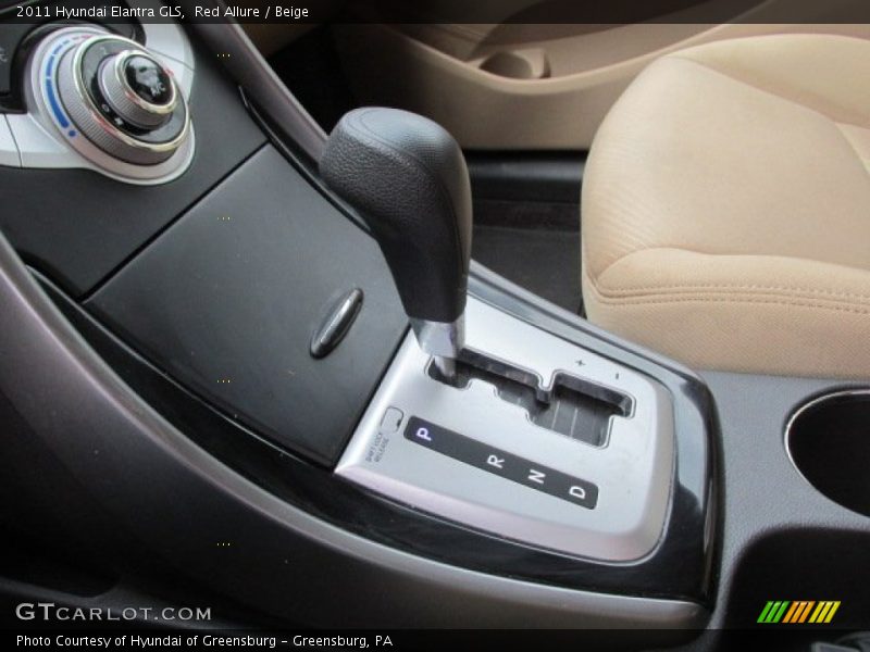 Red Allure / Beige 2011 Hyundai Elantra GLS