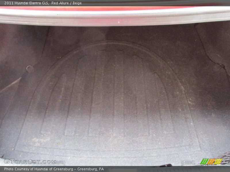 Red Allure / Beige 2011 Hyundai Elantra GLS