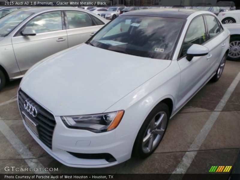 Glacier White Metallic / Black 2015 Audi A3 1.8 Premium
