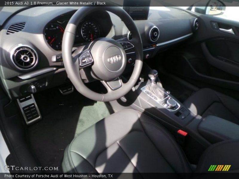 Glacier White Metallic / Black 2015 Audi A3 1.8 Premium