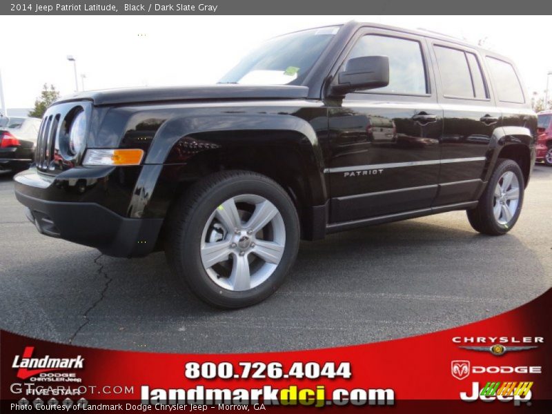Black / Dark Slate Gray 2014 Jeep Patriot Latitude