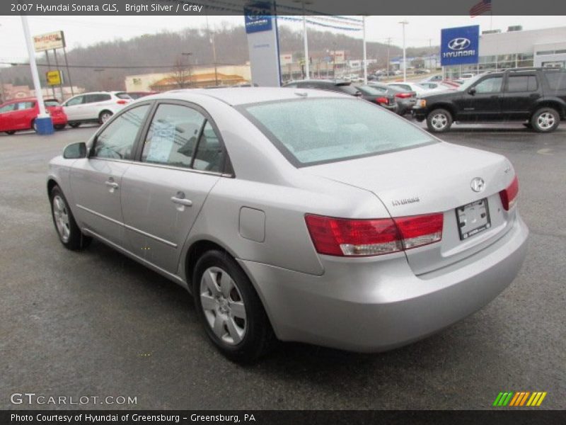 Bright Silver / Gray 2007 Hyundai Sonata GLS