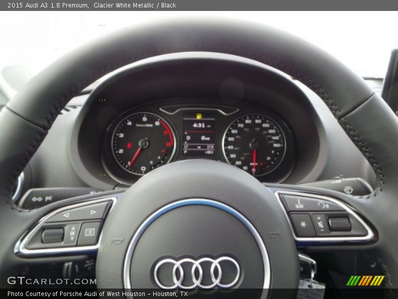 Glacier White Metallic / Black 2015 Audi A3 1.8 Premium