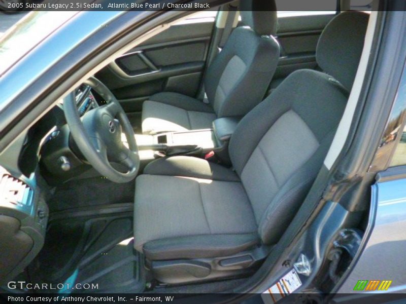 Atlantic Blue Pearl / Charcoal Black 2005 Subaru Legacy 2.5i Sedan